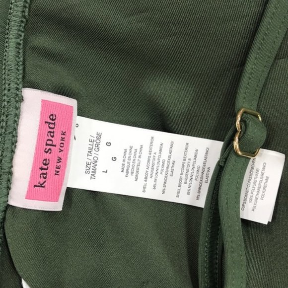 Kate Spade New York Scallop Wave V-Neck Bikini Top - Picture 5 of 5